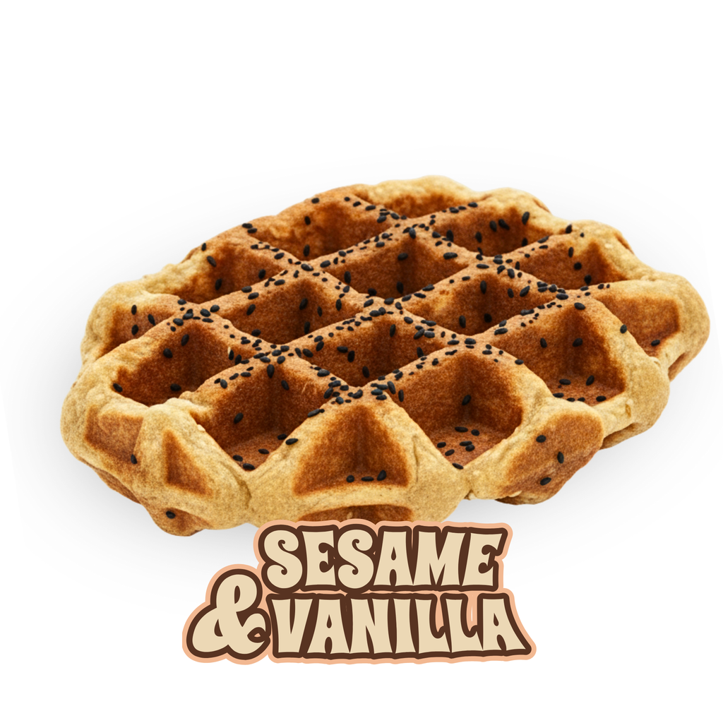 Gaufres Protéinées (8 pièces): Sesame & Vanilla
