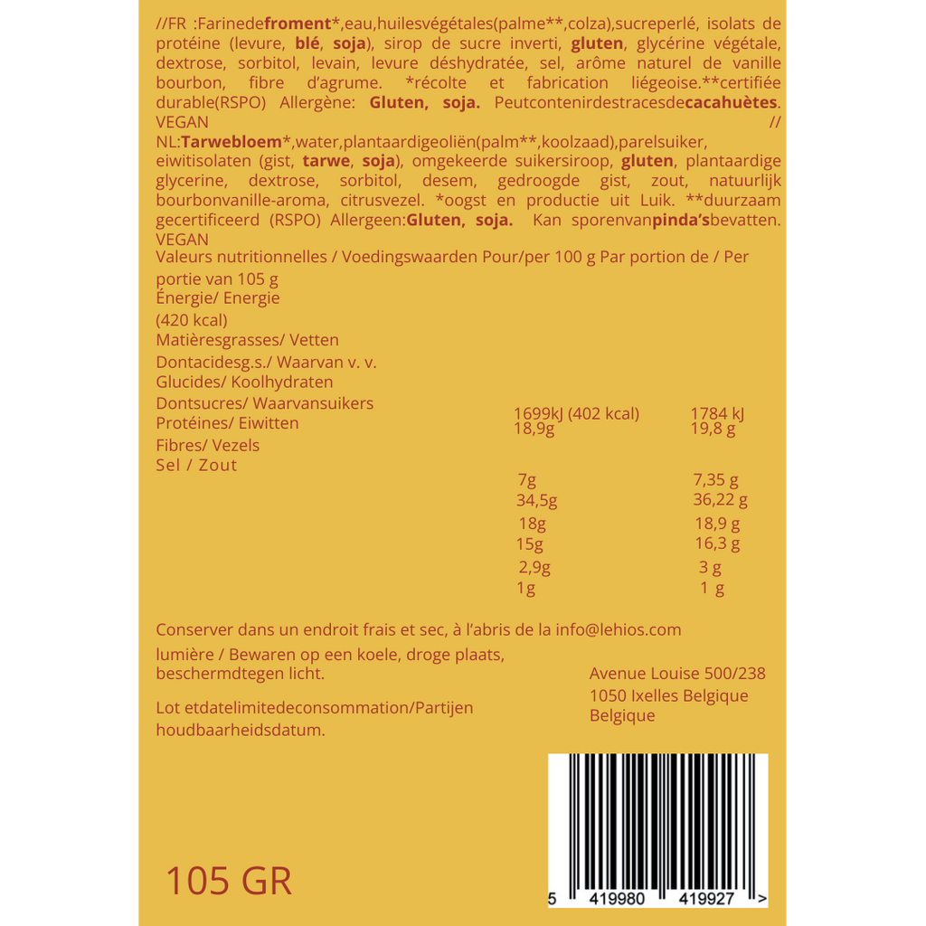 Gaufres Protéinées (8 pièces): Tchantchès