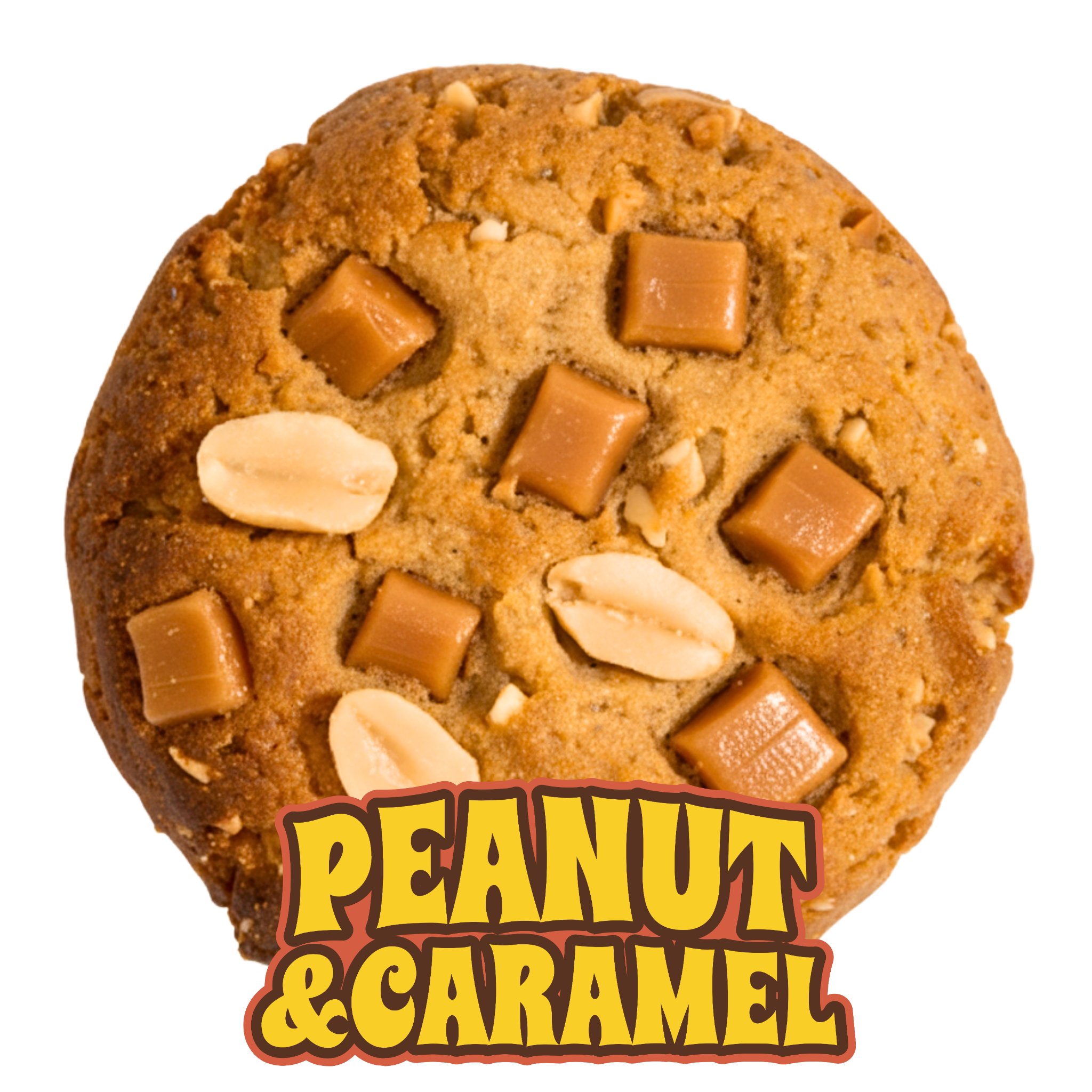 Cookies Protéinés (12 pièces): Peanut & Caramel